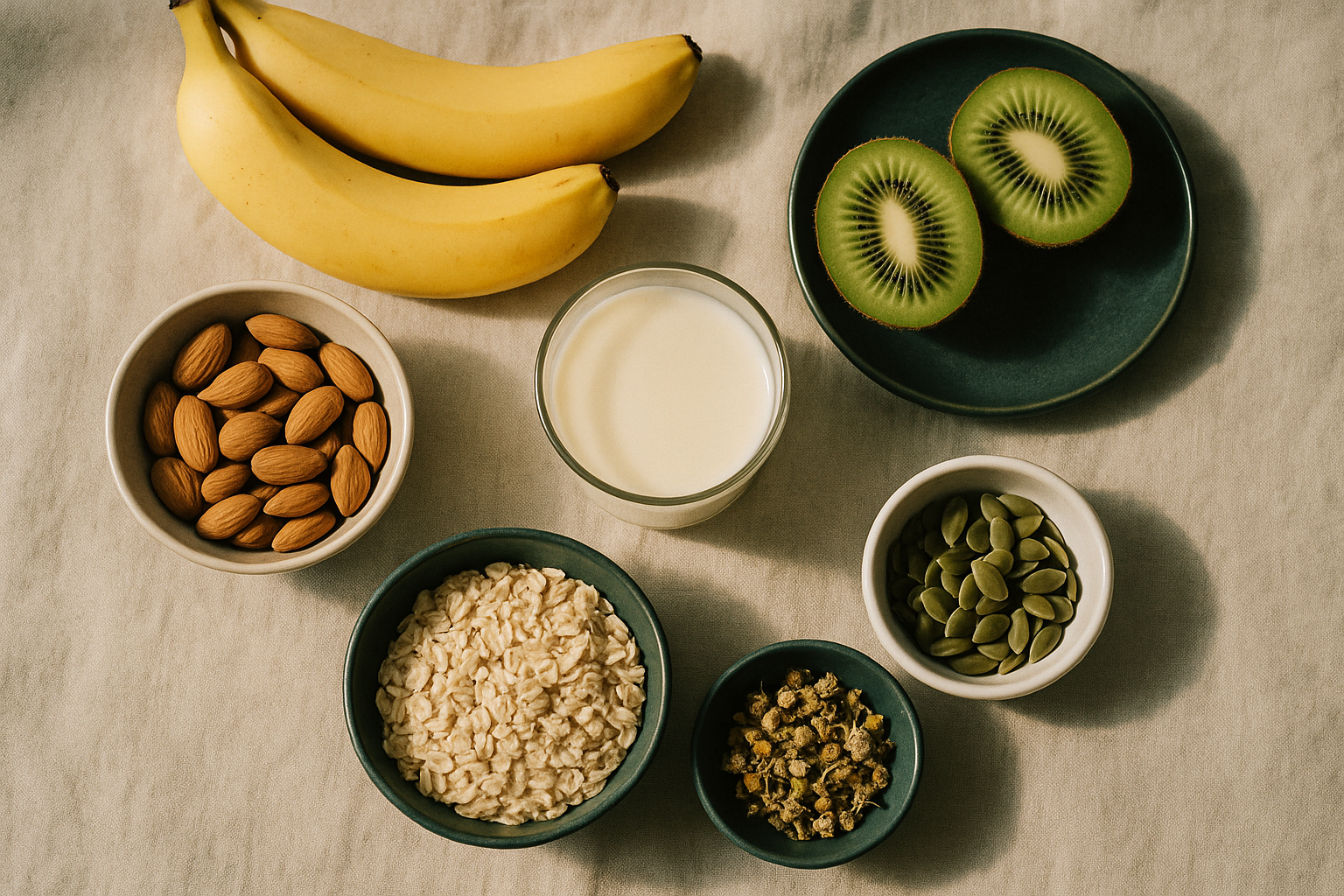 Alimentos que ajudam o sono